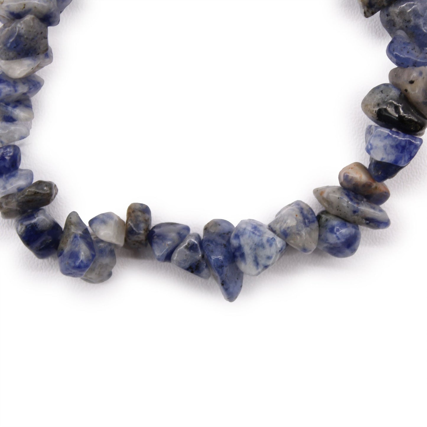 Pulsera de Fragmentos de Piedra Natural – Sodalita