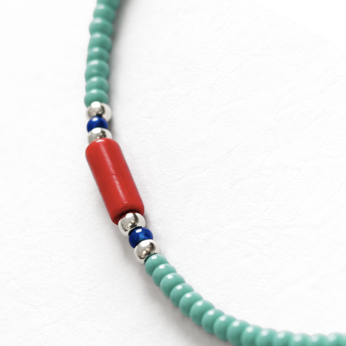 Collar Nepalí · Turquesa, Coralita & Lapislázuli | Joya de Fuerza y Armonía