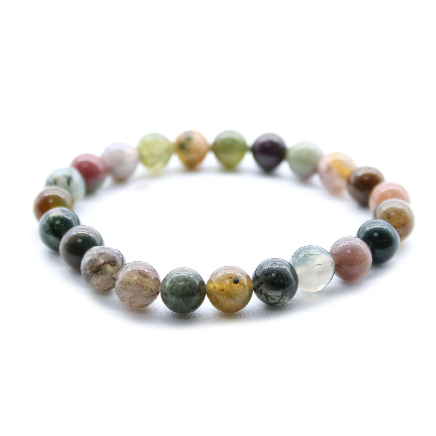 Pulsera de Ágata Multicolor – Equilibrio, Energía y Conexión Natural