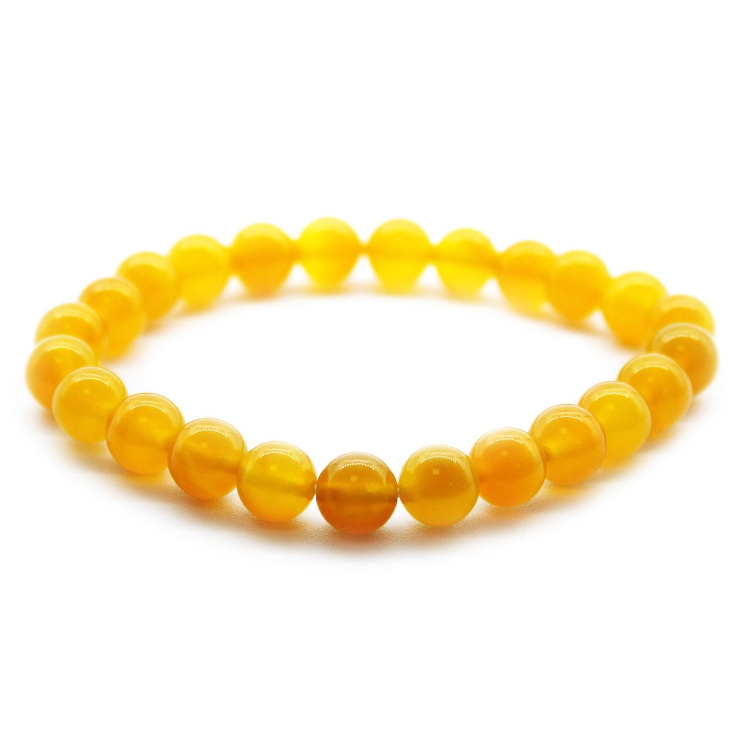 Pulsera de Cristal de Miel – Energía, Calma y Vitalidad