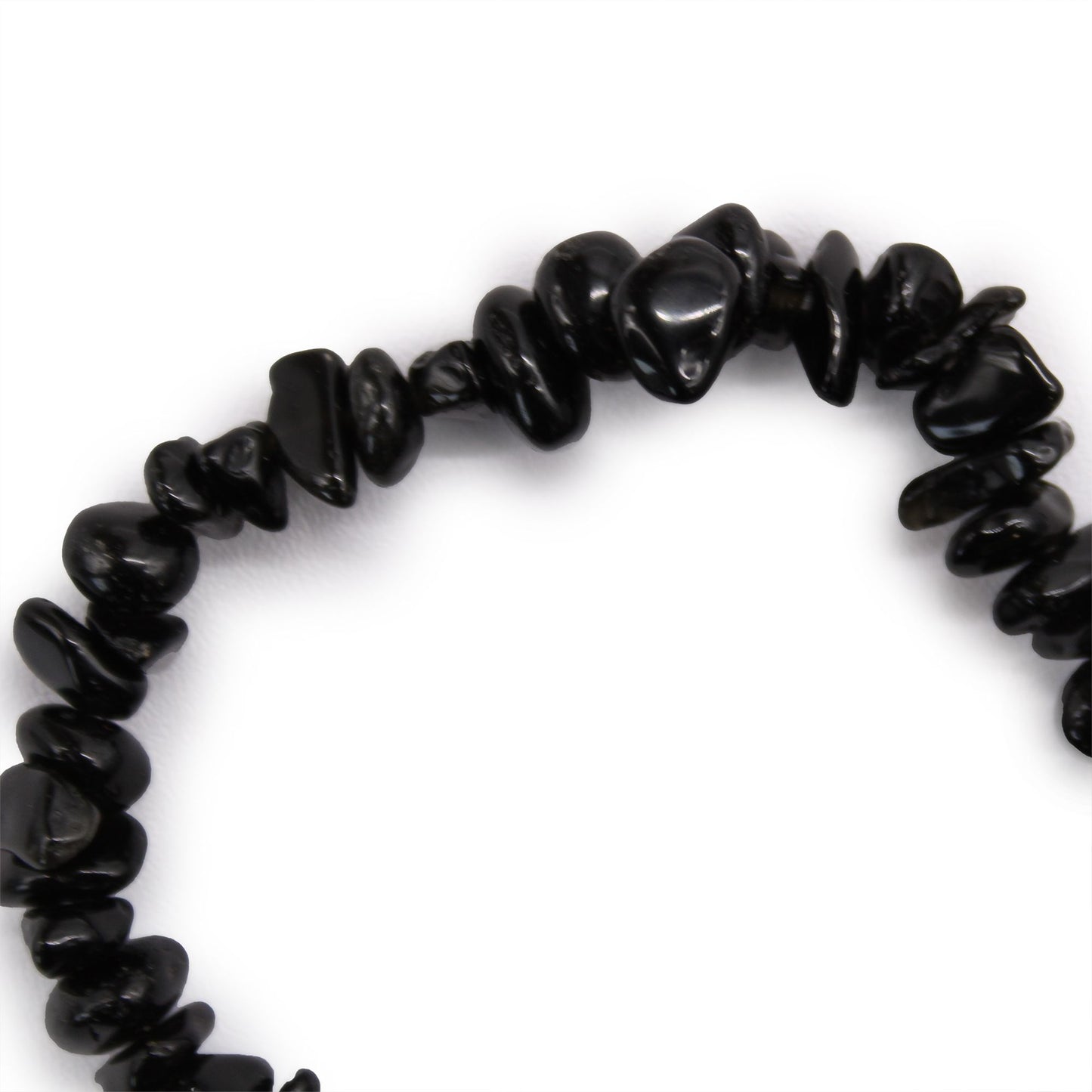 Pulsera de Fragmentos de Piedra Natural – Ágata Negra
