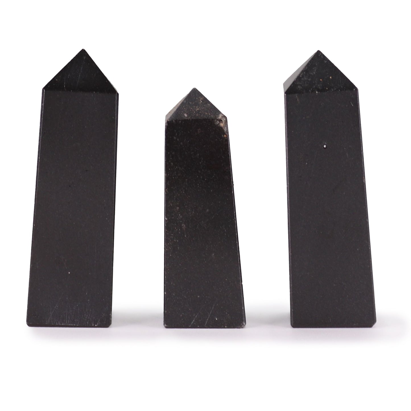 Obelisco de Turmalina Negra 5 cm – Piedra de Protección Energética y Equilibrio (Chakra Raíz)