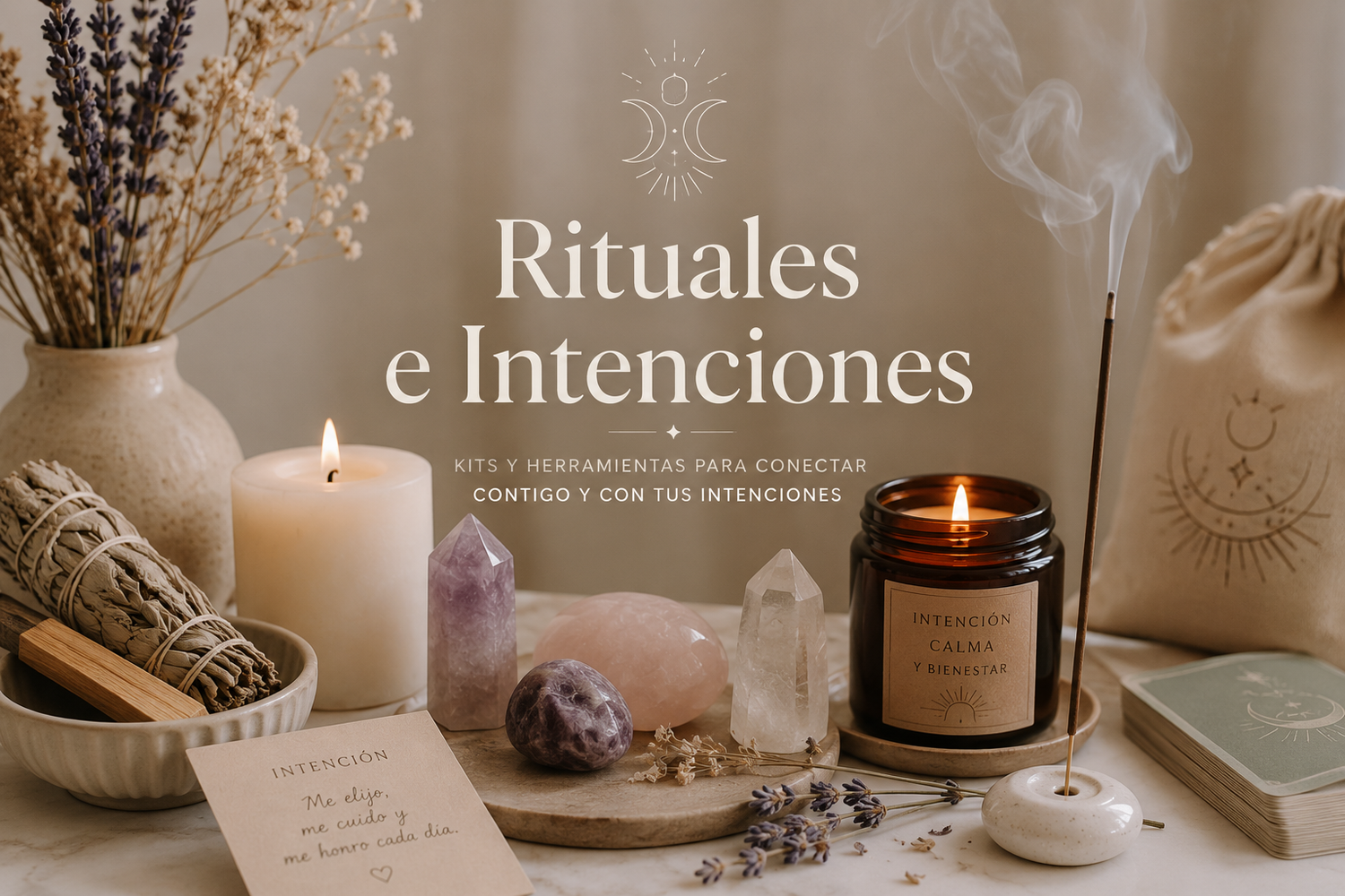 Rituales e Intenciones Kits Espirituales, Bienestar y Autocuidado
