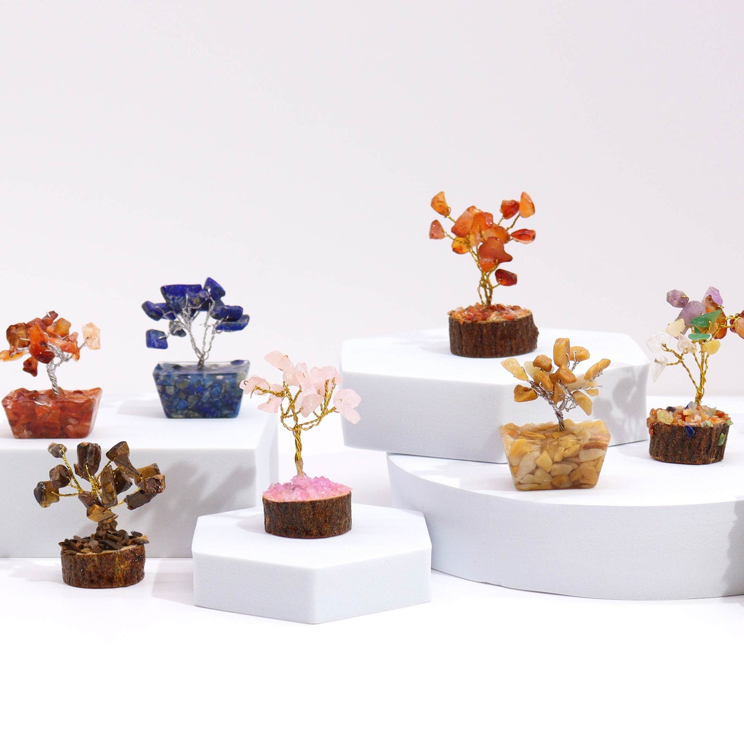 Mini Árboles de Cuarzo | Decoración Energética, Armonía y Bienestar