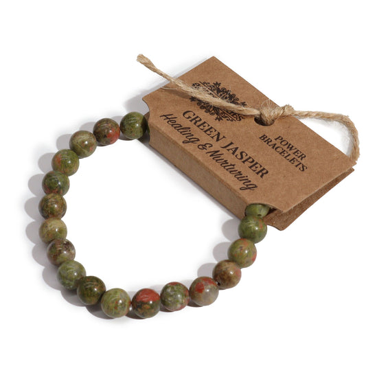 Pulsera de Jaspe Verde – Equilibrio, Sanación y Energía Natural