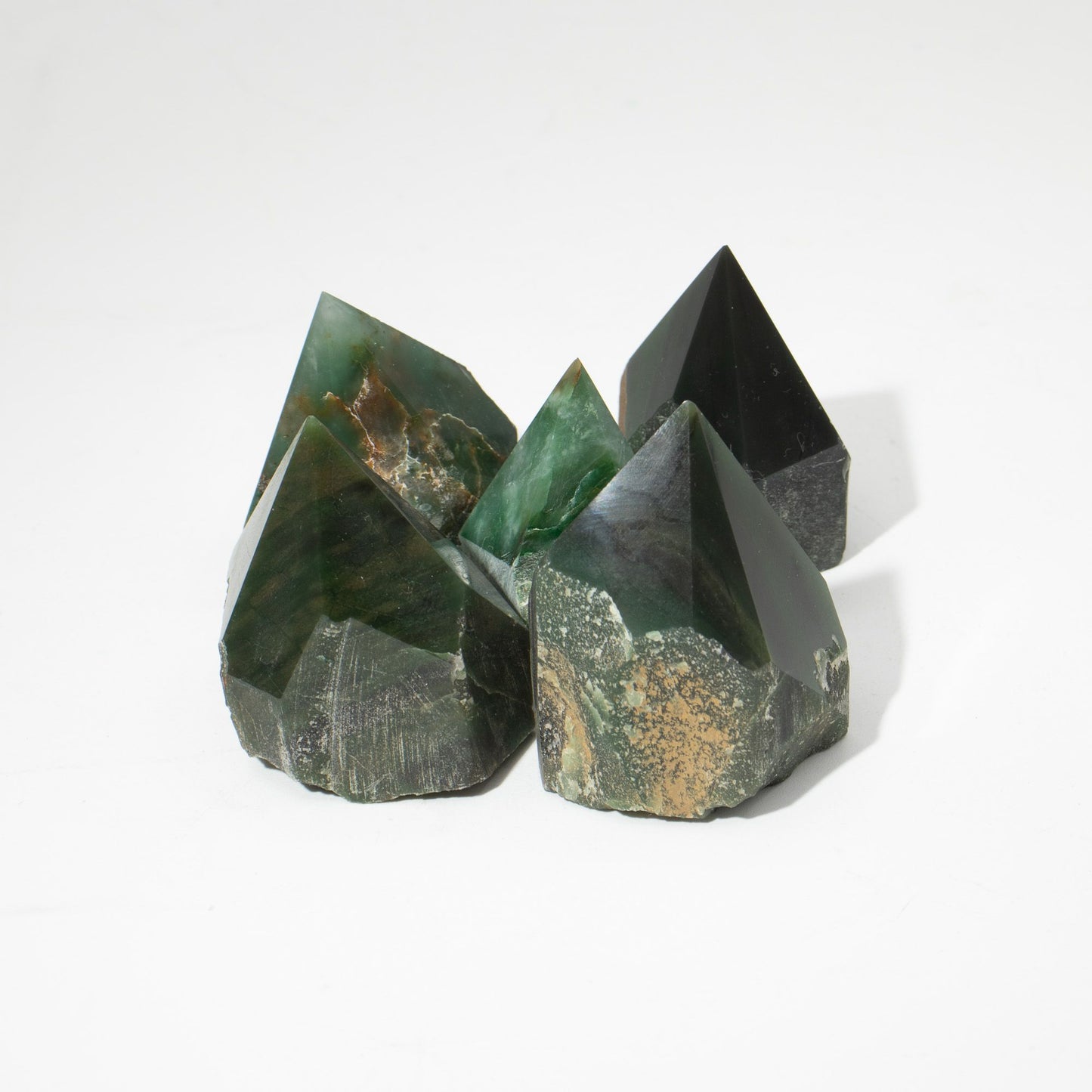 Puntas Pulidas de Aventurina Verde