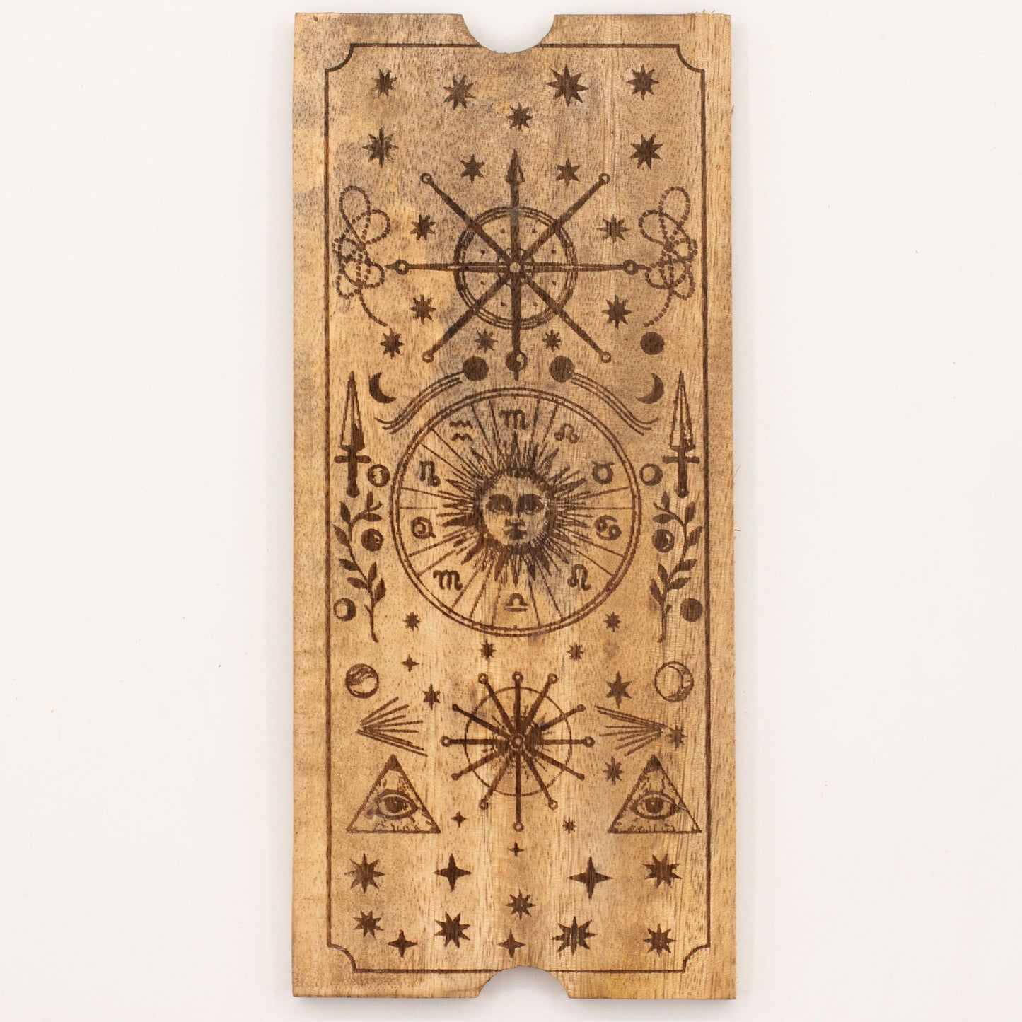 Caja para cartas de Tarot de Cuatro Compartimentos con Soporte para Cartas