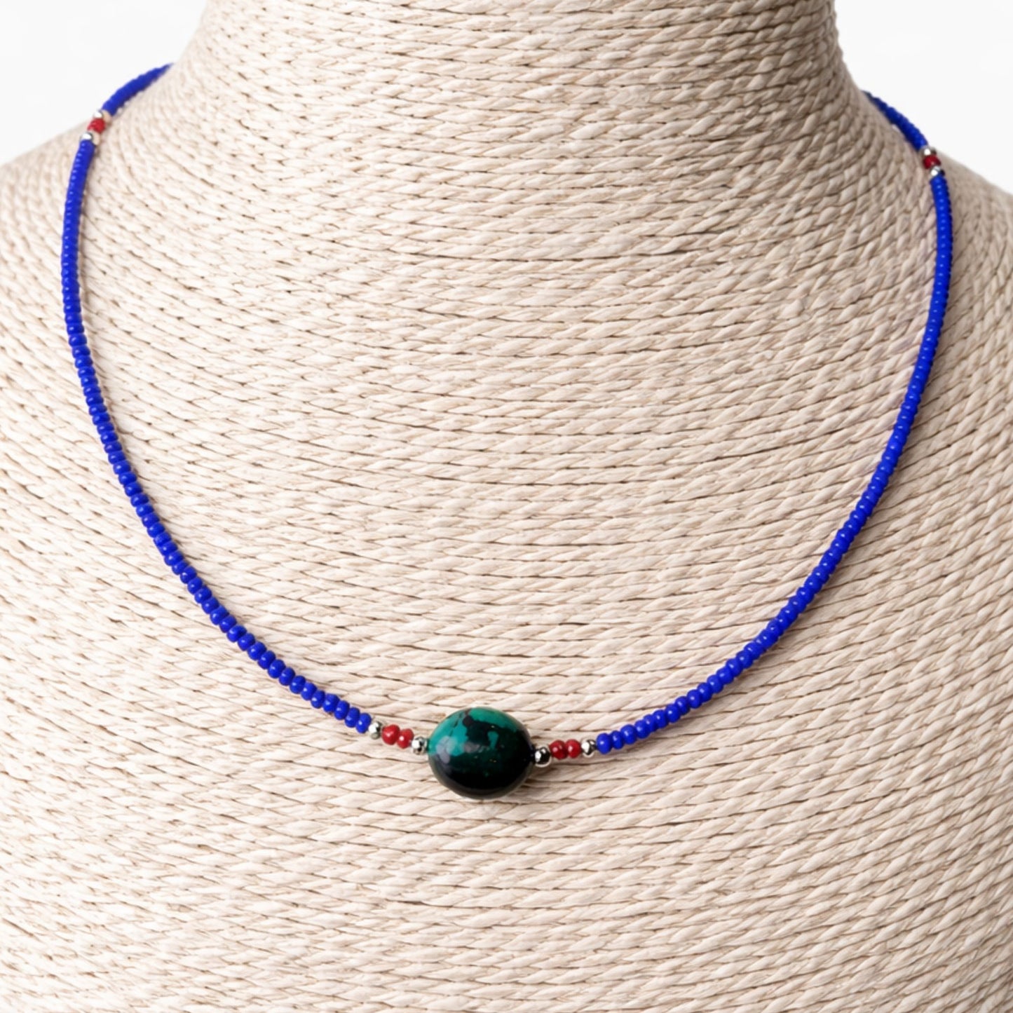 Collar Nepalí · Lapislázuli & Turquesa | Joya de Sabiduría y Protección (42 cm)