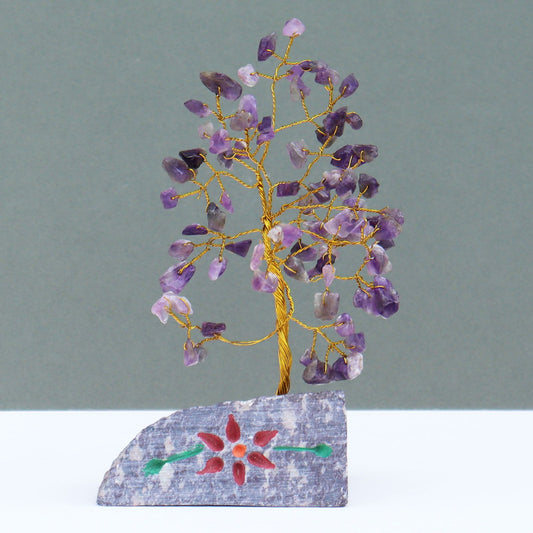 Árbol de gemas de amatista para energía y decoración espiritual