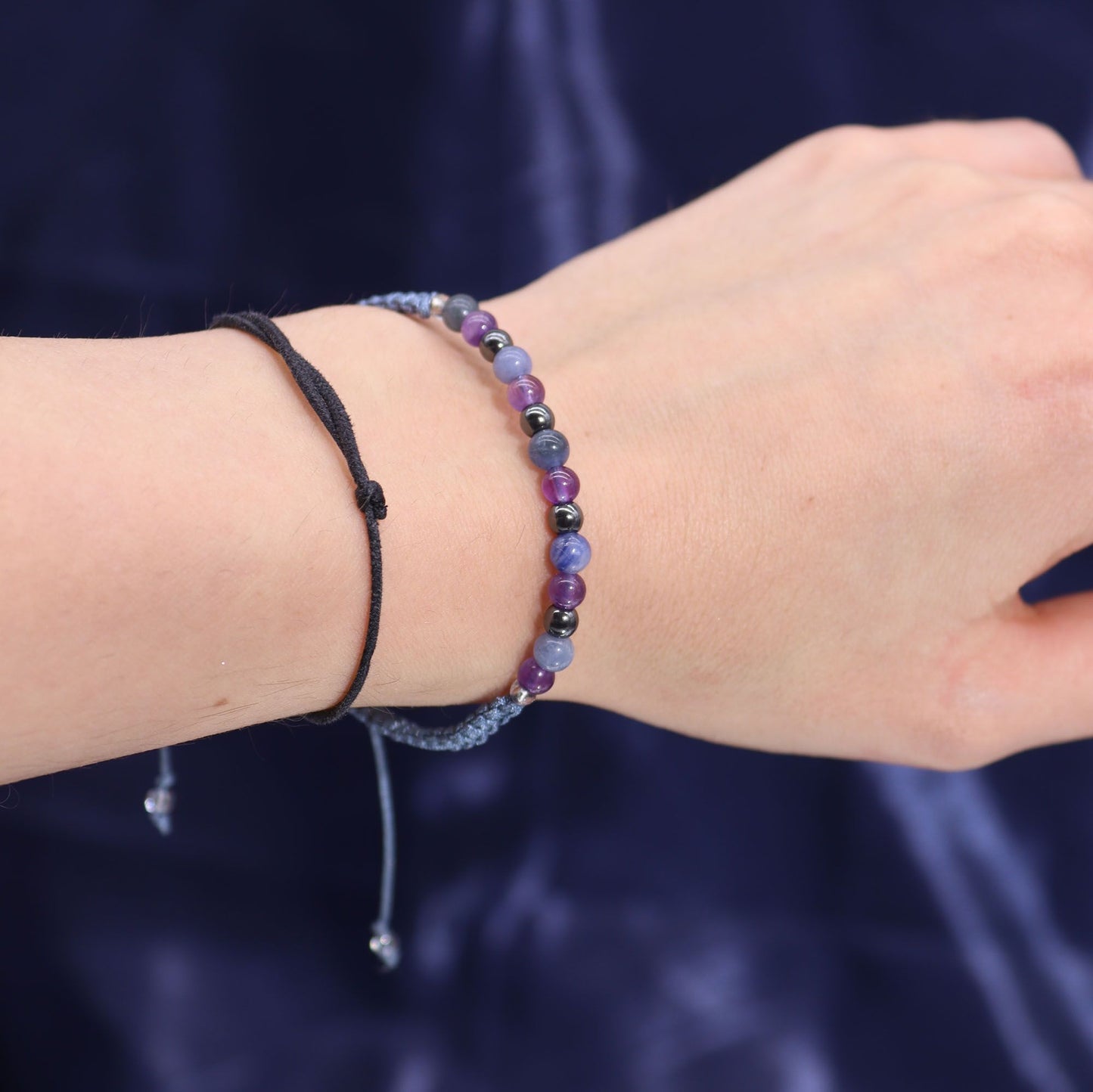 Vela de Cristal del Zodiaco con Pulsera de Piedras Naturales – Sagitario