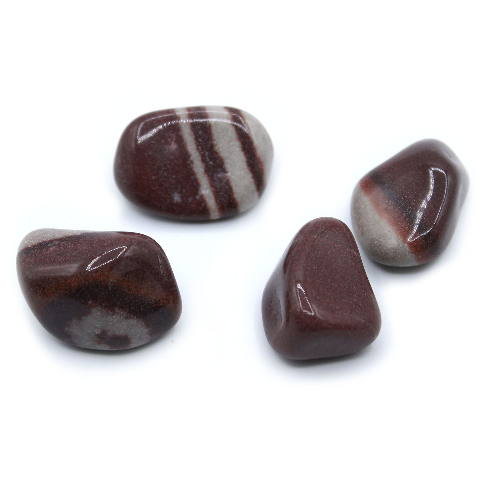 Cristal natural Lingam Tumble para energía y bienestar