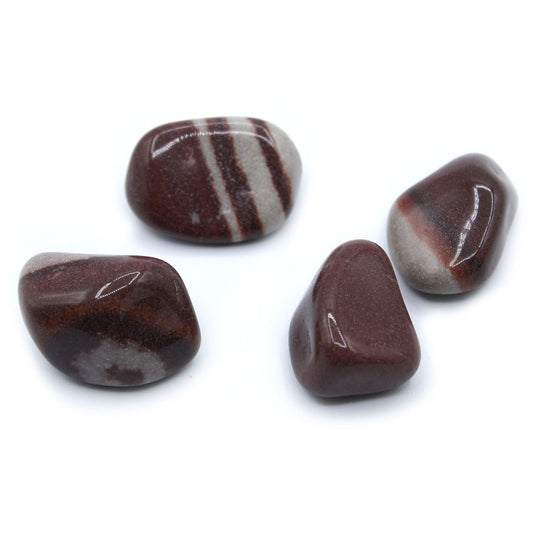 Cristal natural Lingam Tumble para energía y bienestar