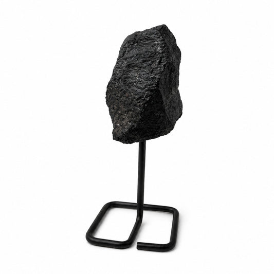 Turmalina Negra con Soporte Metálico