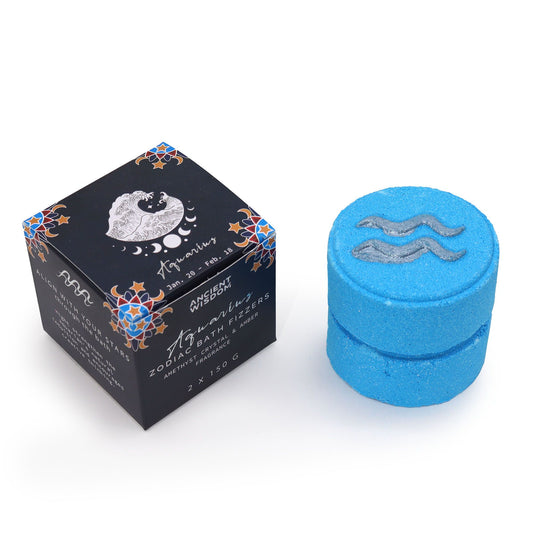 Set de Bombas de Baño del Horóscopo · Acuario Ritual de Baño Zodiacal