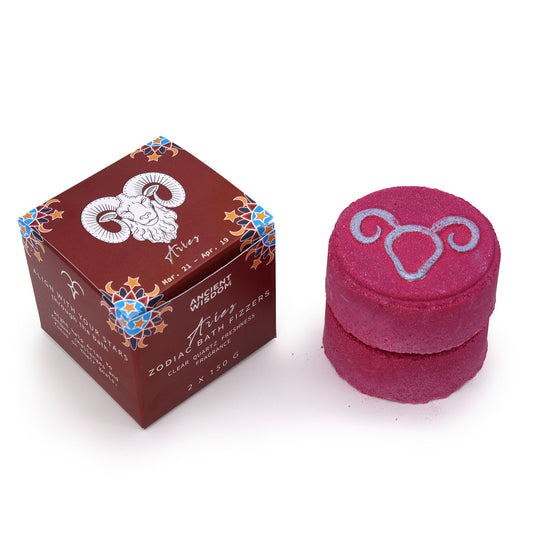 Set de Bombas de Baño del Horóscopo · Aries| Ritual de Baño Zodiacal