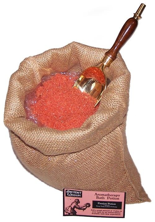 Sales de baño aromáticas de Pasión para calma y bienestar