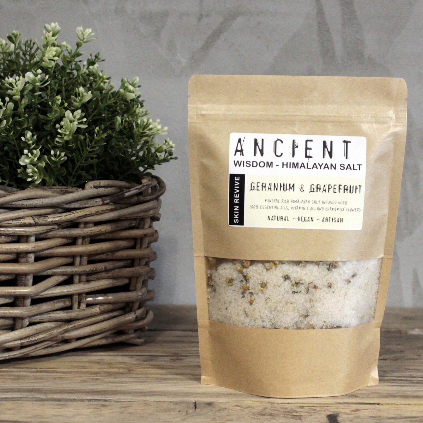 Sales de baño aromáticas de Piel clara para calma y bienestar