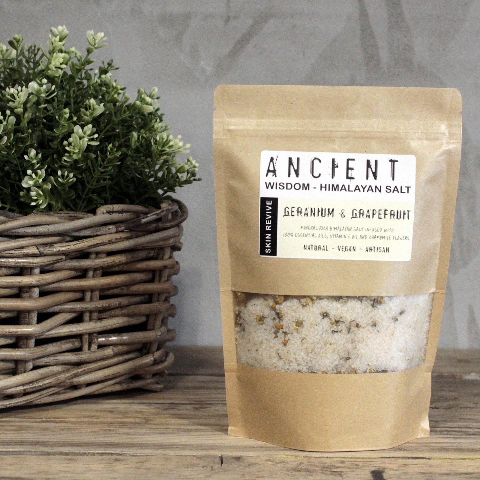 Sales de baño aromáticas de Piel clara para calma y bienestar