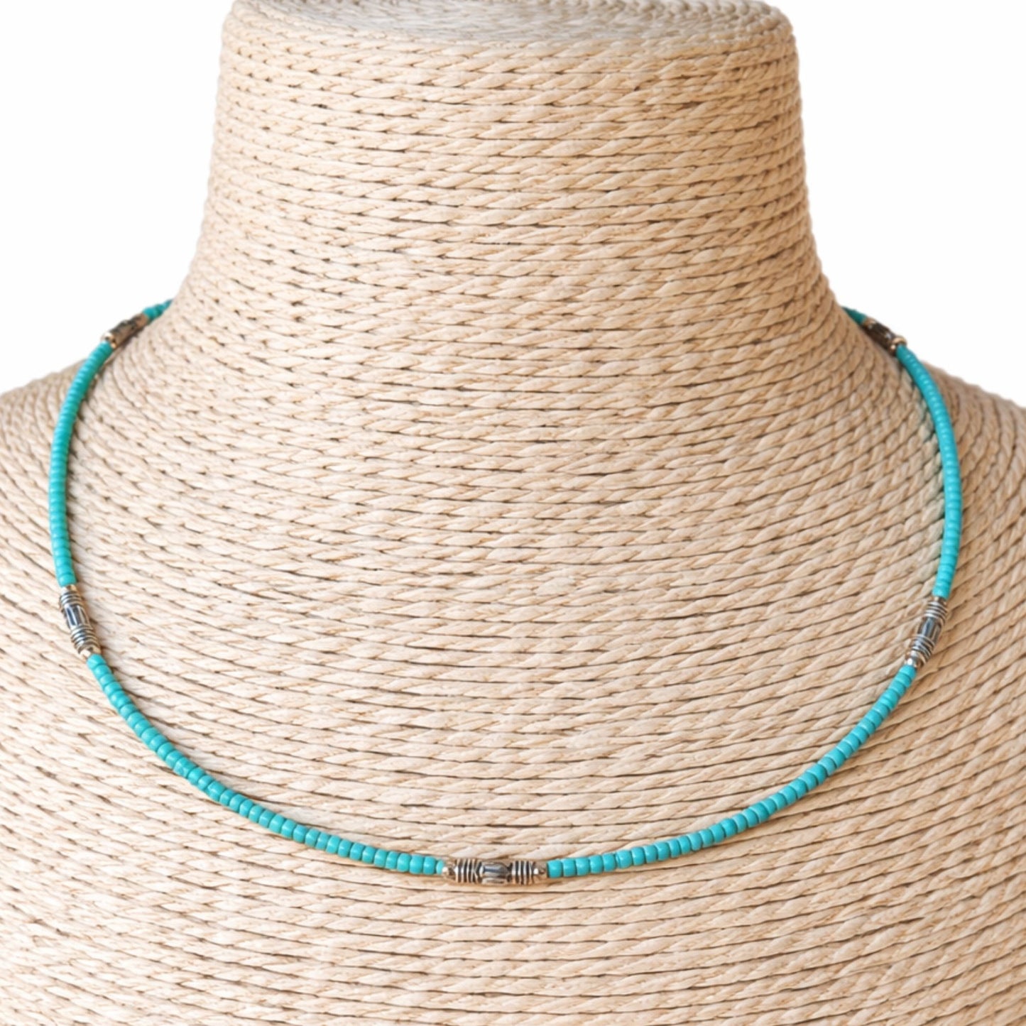 Collar Nepalí de Gemas Extrafinas Turquesa & Lágrima | Joya de Calma y Equilibrio Interior