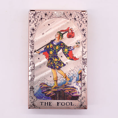 Set de cartas de Tarot en oro rosa - Fase lunar - con folleto