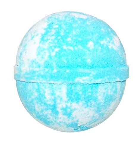 Bomba de baño aromática de Azul y Blanco para relajación y autocuidado