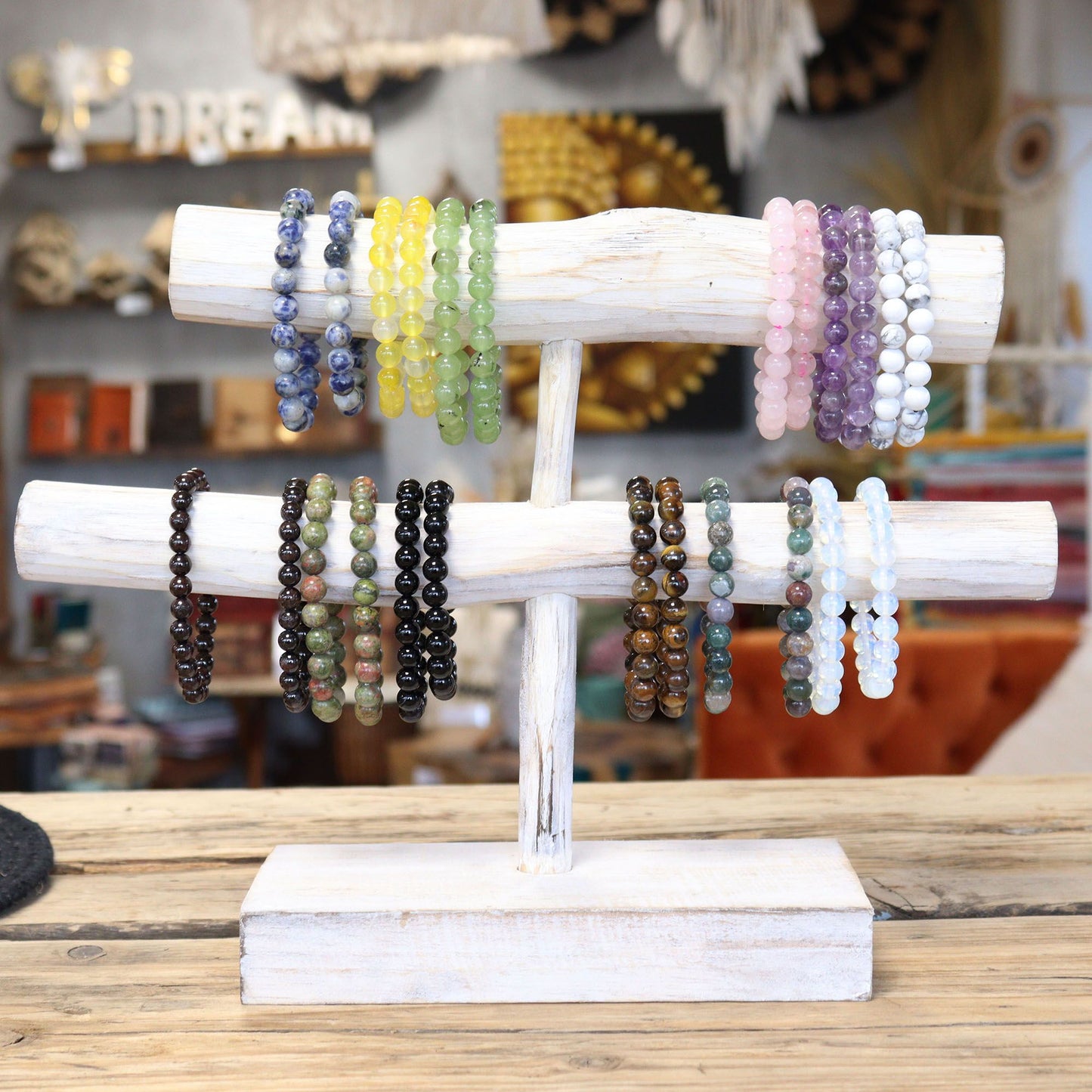 Brazalete Amatista 10mm | Protección Espiritual + Claridad Mental | Uso Diario