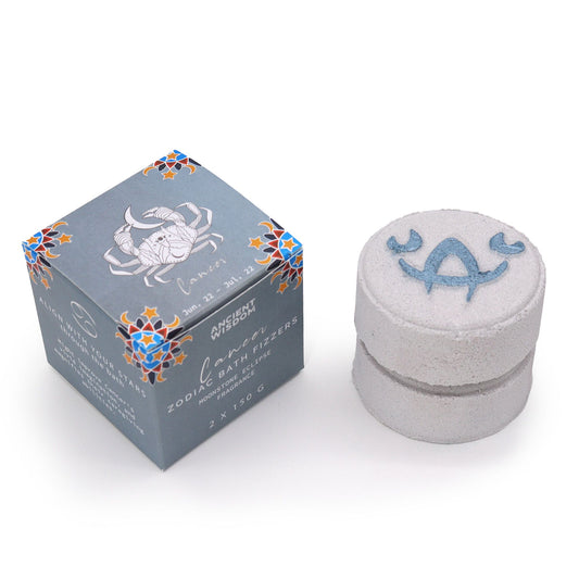 Set de Bombas de Baño del Horóscopo · Cáncer | Ritual de Baño Zodiacal
