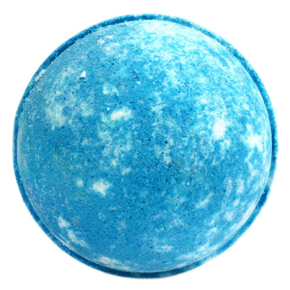 Bomba de baño aromática de Azul y Blanco para relajación y autocuidado
