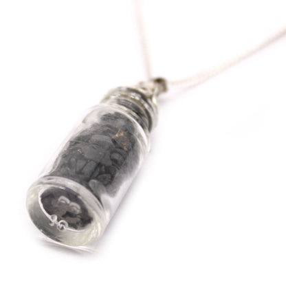 Collar de Piedras Embotelladas - Ónix Negro