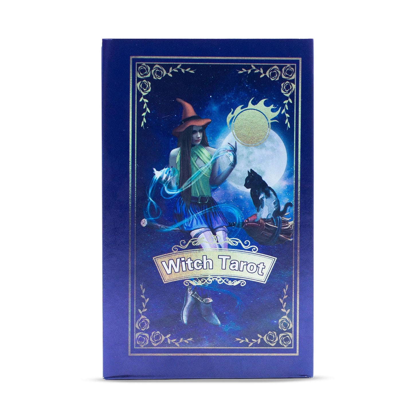 Tarot de la Bruja con Lámina Púrpura 78 Cartas con Guía