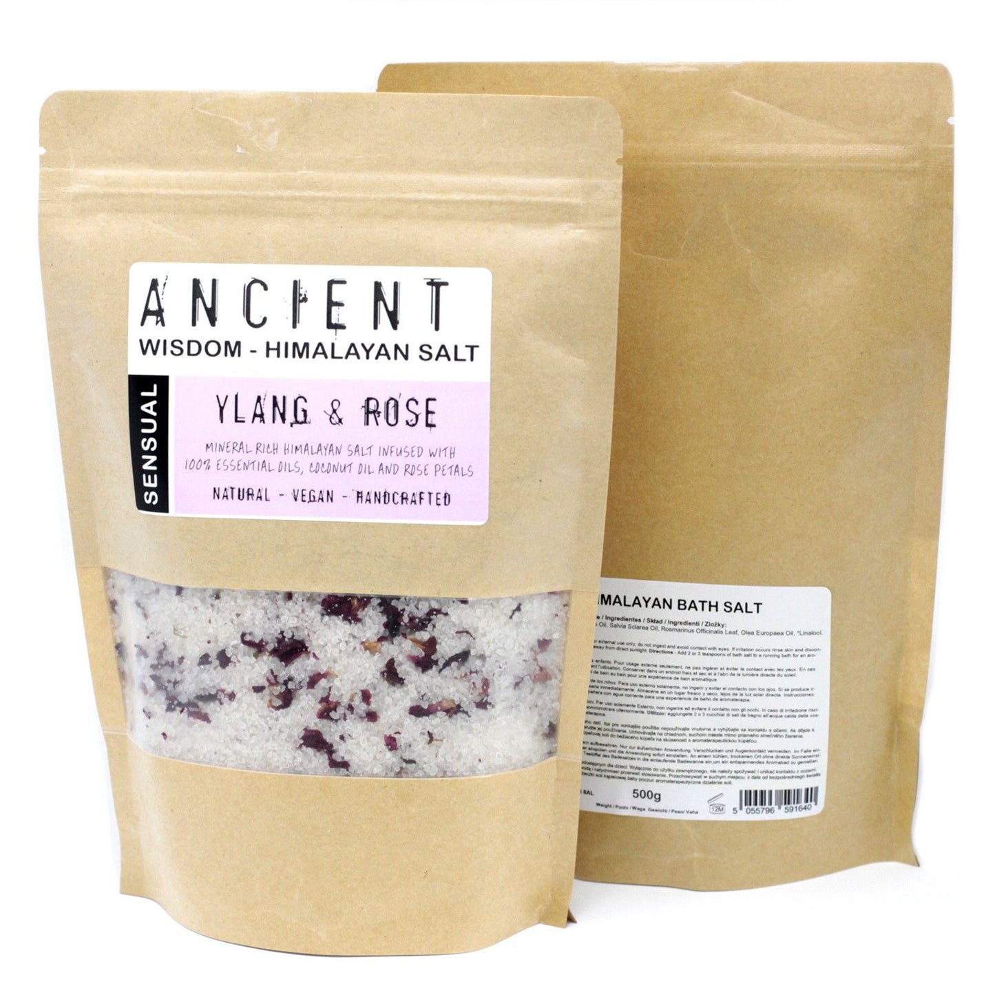 Sales de baño aromáticas de Sensual para calma y bienestar