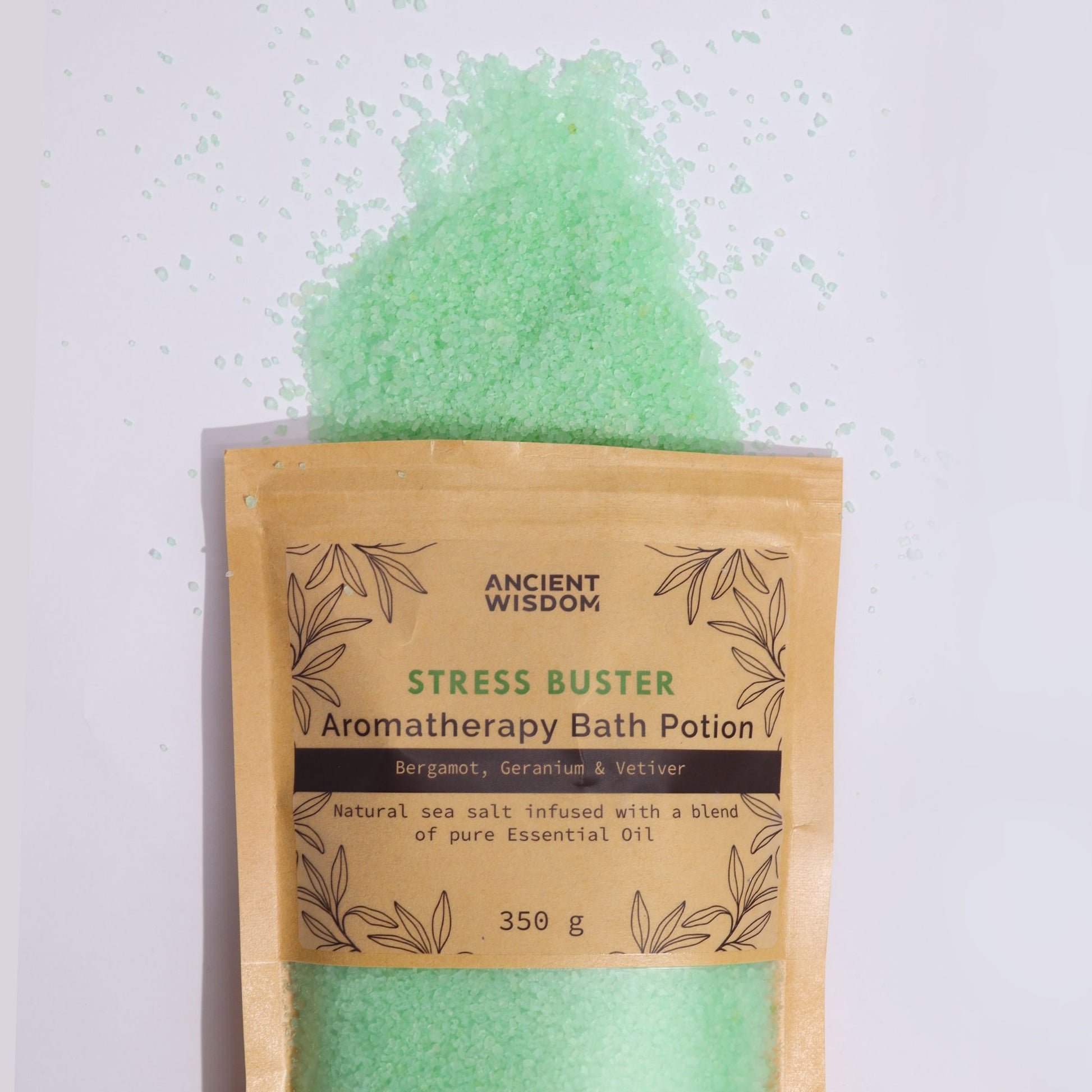 Producto de baño aromático de Sin Estrés para bienestar natural
