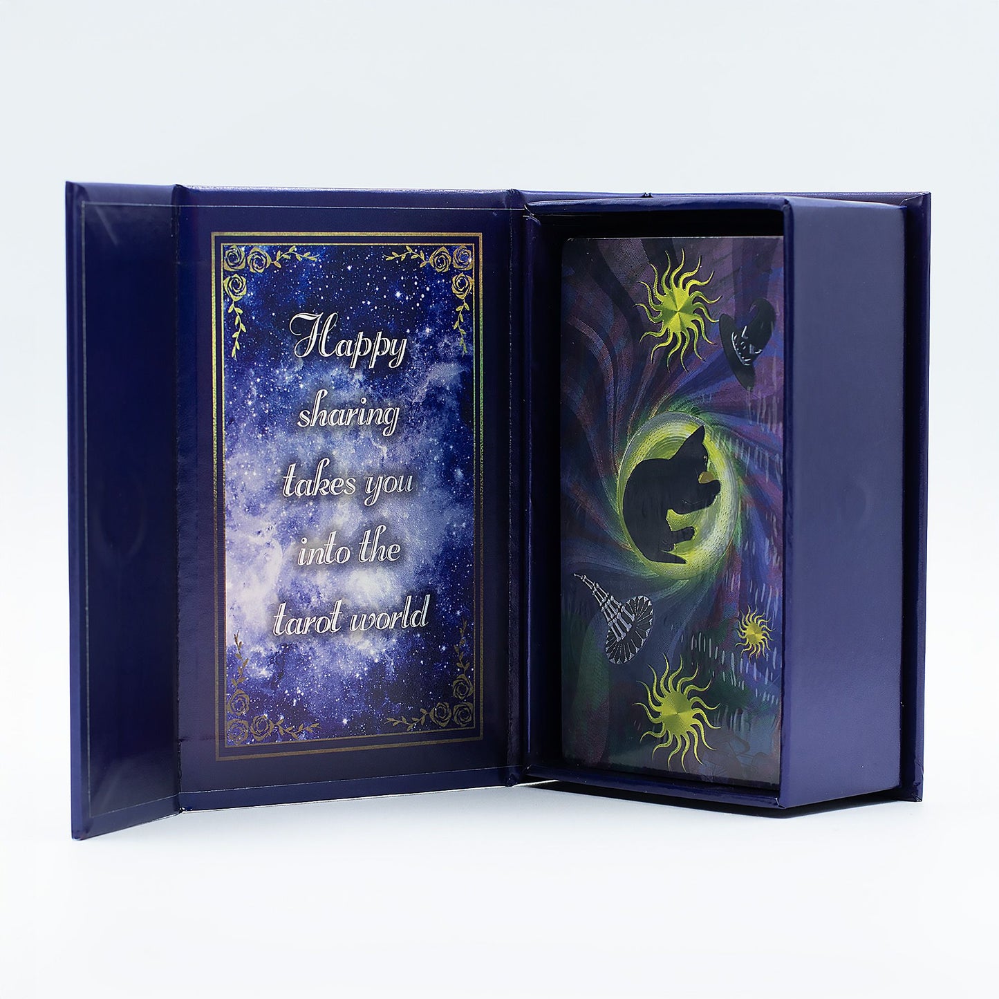 Tarot de la Bruja con Lámina Púrpura 78 Cartas con Guía
