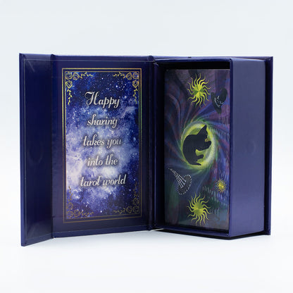 Tarot de la Bruja con Lámina Púrpura 78 Cartas con Guía