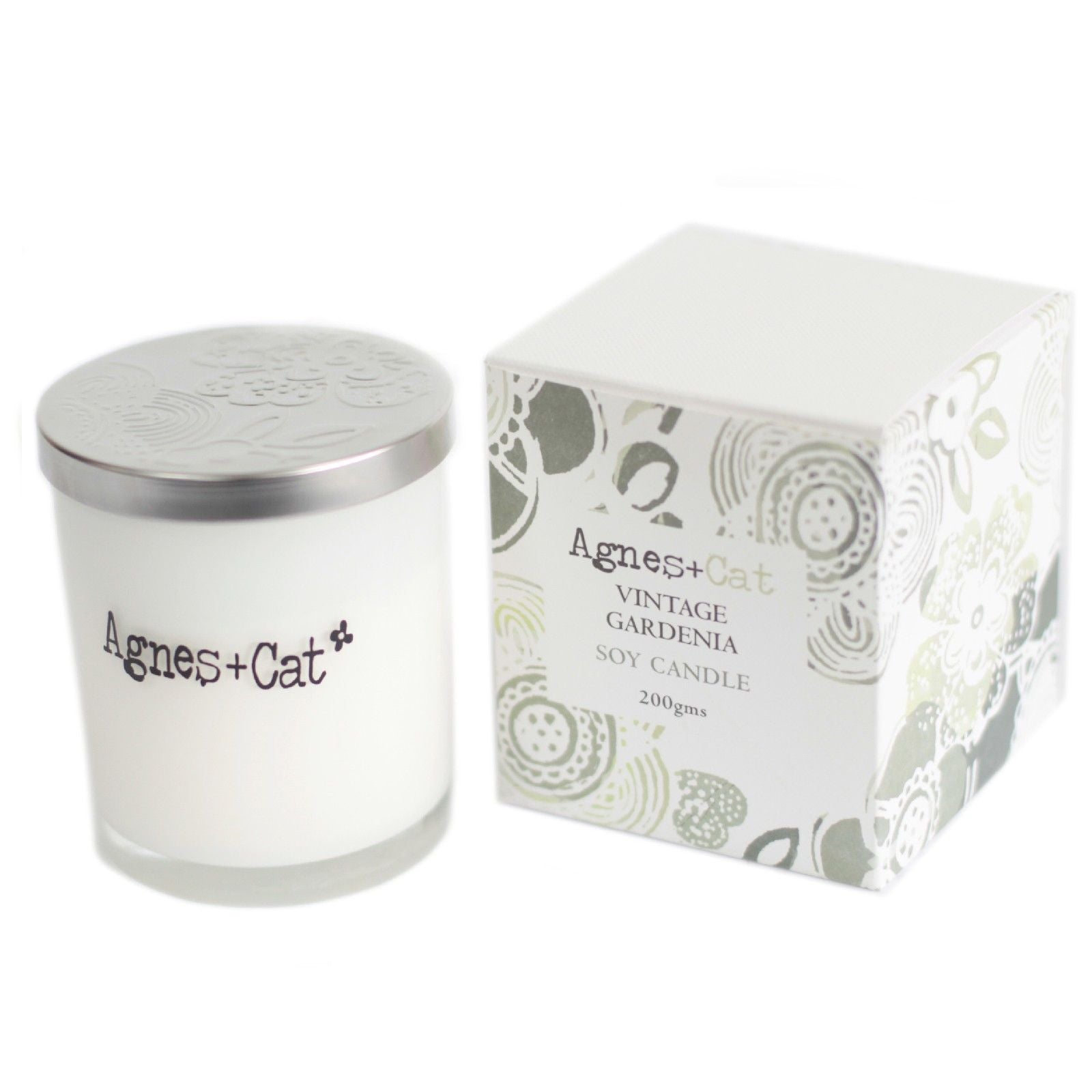 Vela espiritual de Vintage Gardenia para calma y bienestar