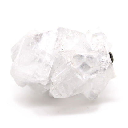 6x Apofilita Blanca Natural 20-30mm – Racimo Mineral para Calma y Armonía