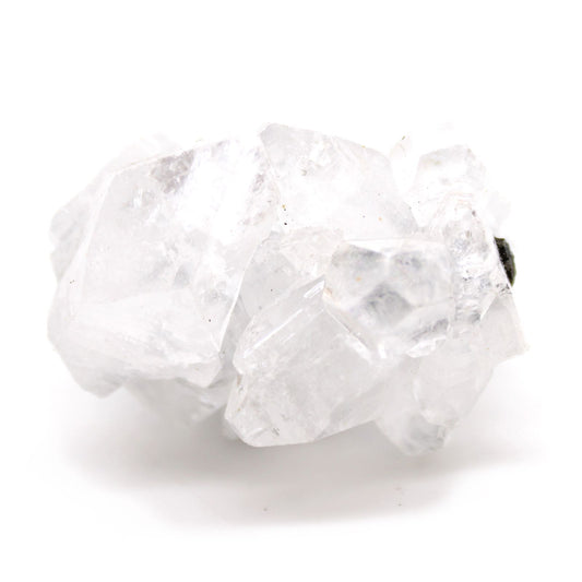 6x Apofilita Blanca Natural 20-30mm – Racimo Mineral para Calma y Armonía