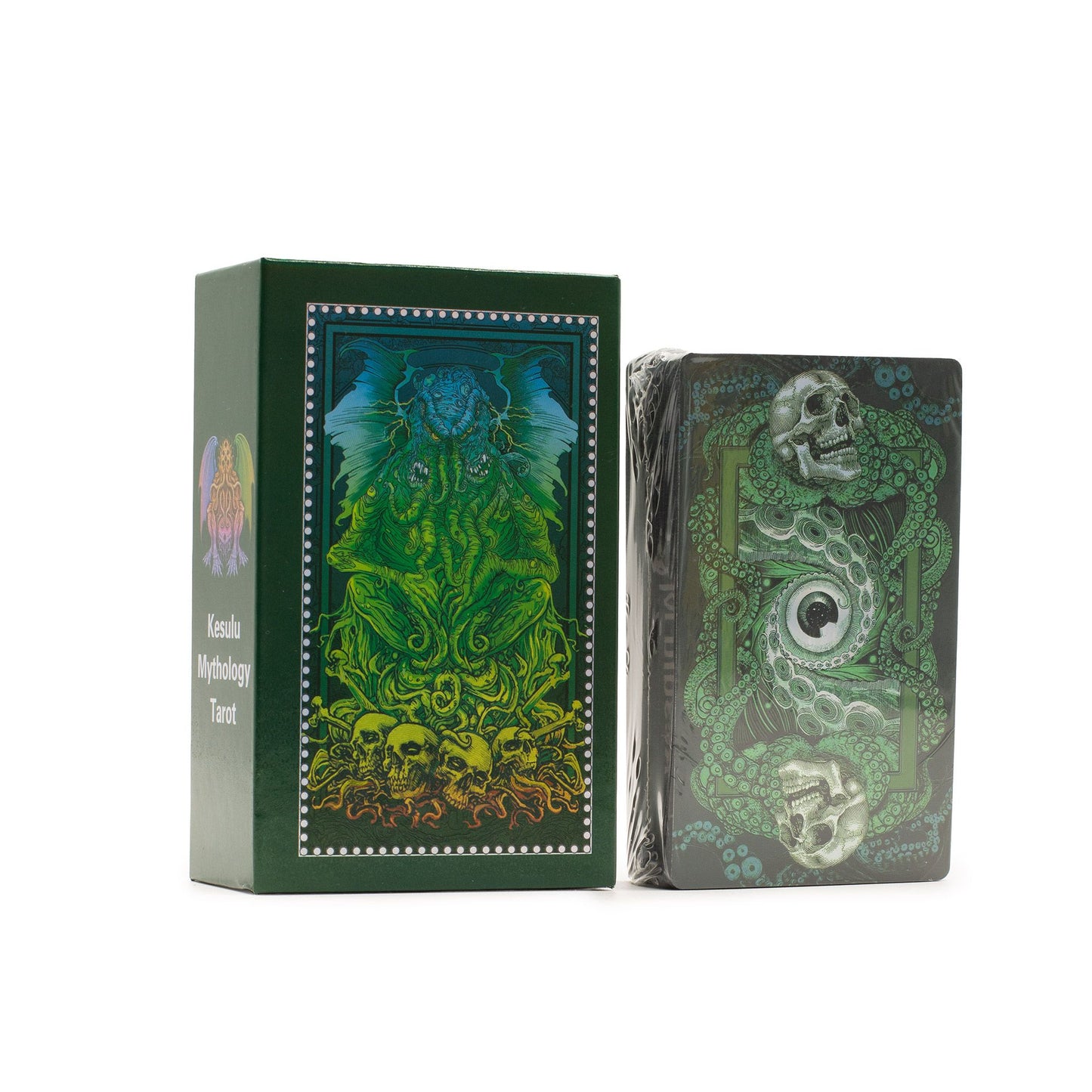 Tarot Mitología Kesulu con Foil Holográfico y Guía de Interpretación