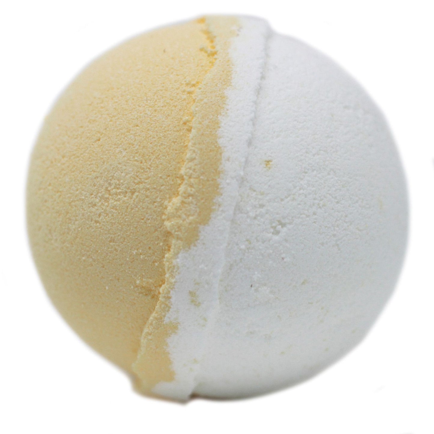 Bomba de baño aromática de Blanco y Amarillo para relajación y autocuidado