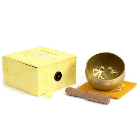 Cuenco tibetano Plexo solar para meditación y equilibrio energético