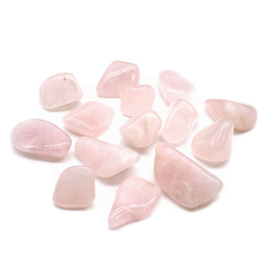 Piedras Rodadas Grandes de Cuarzo Rosa