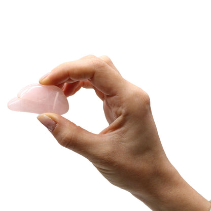 Piedras Rodadas Grandes de Cuarzo Rosa