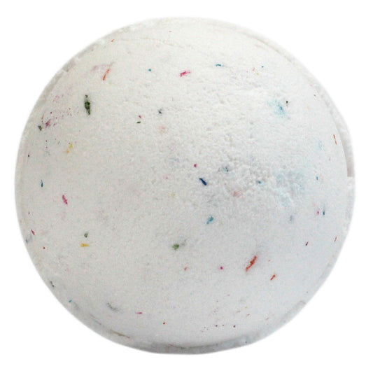 Bomba de baño aromática de Blanco y Multi para relajación y autocuidado