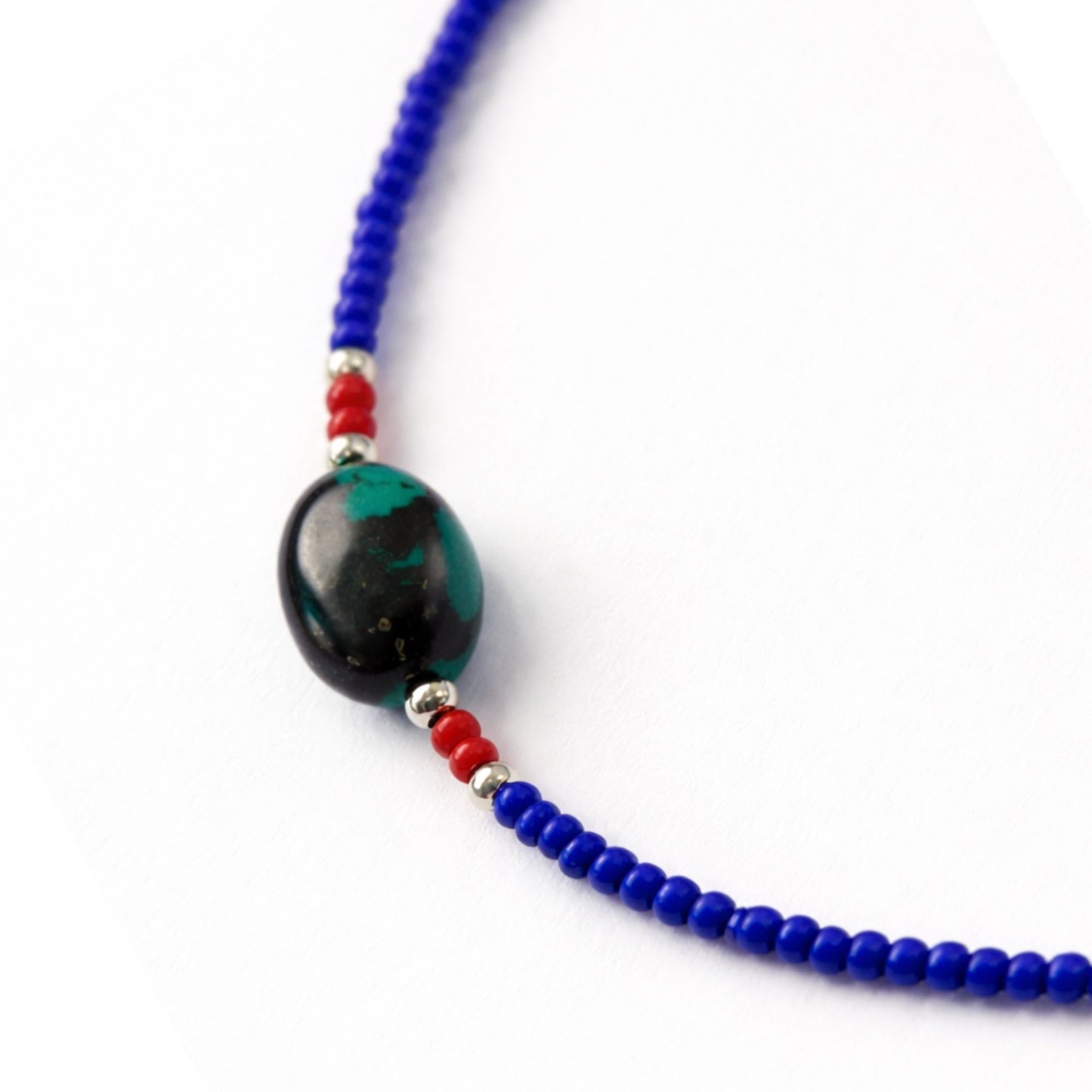 Collar Nepalí · Lapislázuli & Turquesa | Joya de Sabiduría y Protección (42 cm)