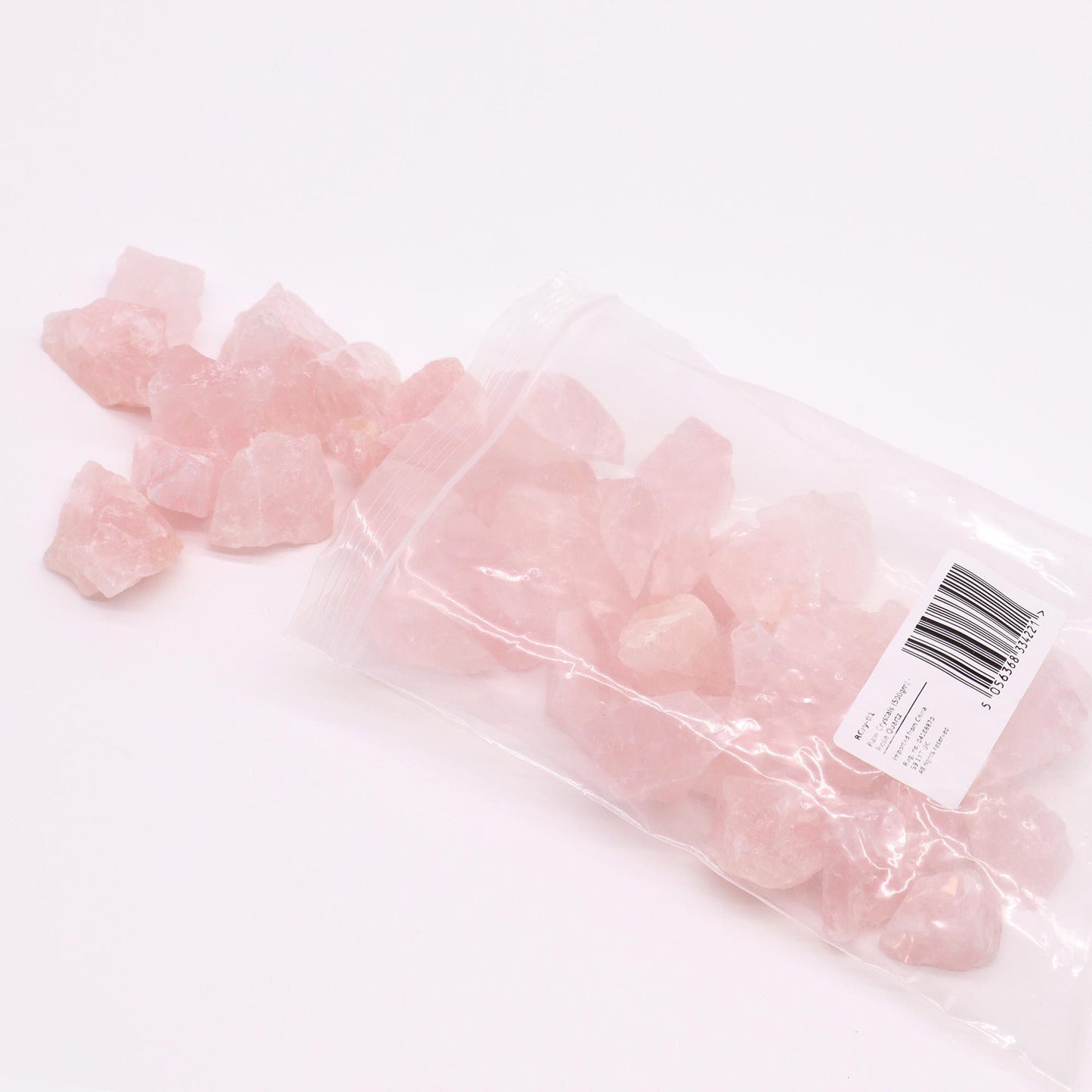 Cuarzo Rosa en Bruto Natural (500 g)
