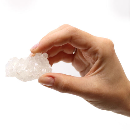 6x Apofilita Blanca Natural 20-30mm – Racimo Mineral para Calma y Armonía