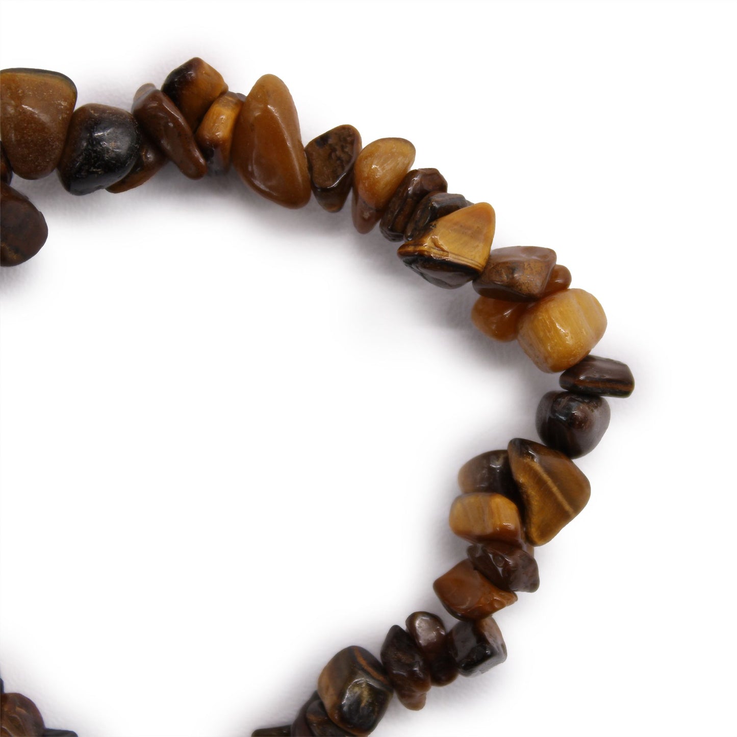 Pulsera de Ojo de Tigre con Fragmentos Protección y Confianza