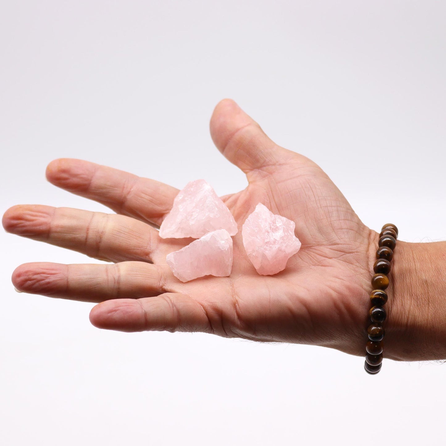 Cuarzo Rosa en Bruto Natural (500 g)