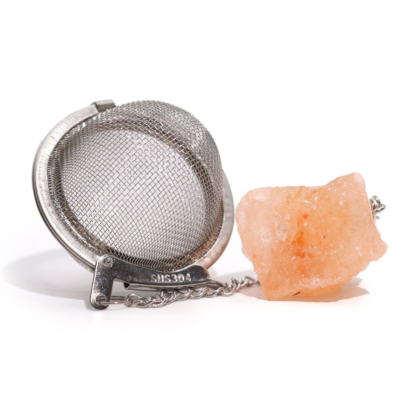 Colador de Té de Piedras Preciosas en Bruto - Cornalina