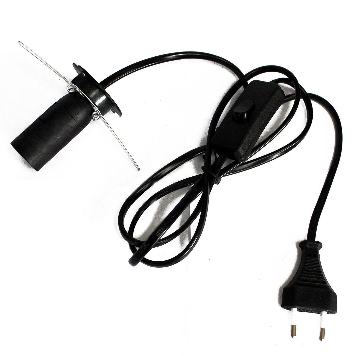 Cable con Casquillo para Lámpara de Sal del Himalaya  Recambio Eléctrico con Interruptor